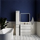 Style Line Мебель для ванной напольная Атлантика 80 (3 ящ.), Люкс, бетон крем, PLUS – фотография-15